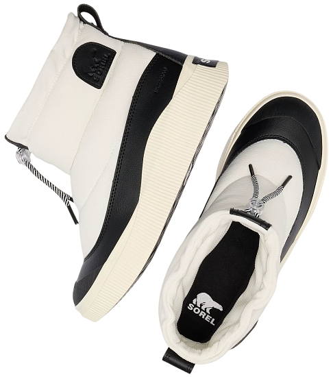 Сапоги женские Sorel Out N About IV Puffy Wp Sea Salt/ Black - Фото 4 большая