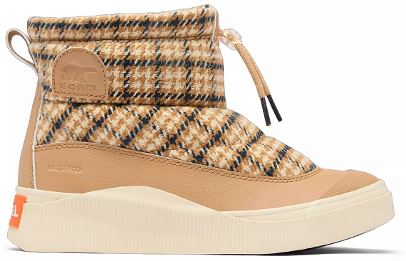 Сапоги женские Sorel Out N About IV Puffy Wp Tawny Buff/ Night Shadow - Фото 1 большая