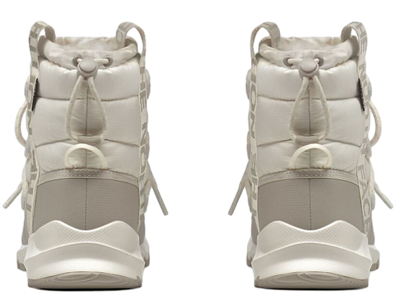 Сапоги женские The North Face Thermoball Lace Up WP Gardenia White/Silver Grey - Фото 2 большая