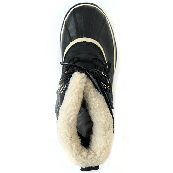 Ботинки женские Sorel Caribou Black/Stone - Фото 4 большая