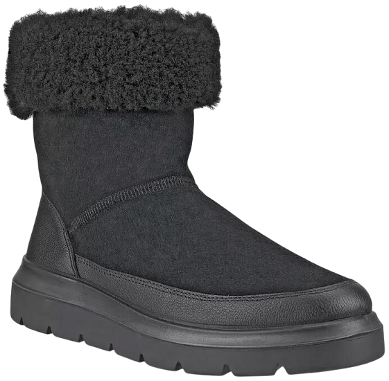 Ботинки женские Ecco Nouvelle Black - Фото 2 большая