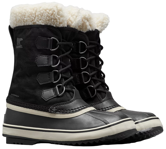 Cапоги женские Sorel Winter Carnival Boot Wp Black/Stone - Фото 2 большая
