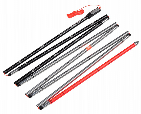 Щуп лавинный Mammut Probe 320 speed lock Vibrant Orange - Фото 1 большая