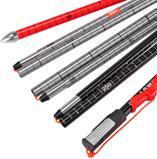 Щуп лавинный Mammut Probe 320 speed lock Vibrant Orange - Фото 2 большая