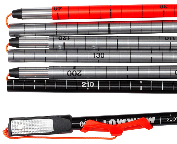 Щуп лавинный Mammut Probe 280 speed lock Vibrant Orange - Фото 3 большая