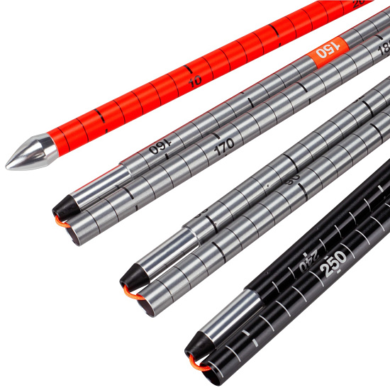 Щуп лавинный Mammut Probe 280 speed lock Vibrant Orange - Фото 4 большая