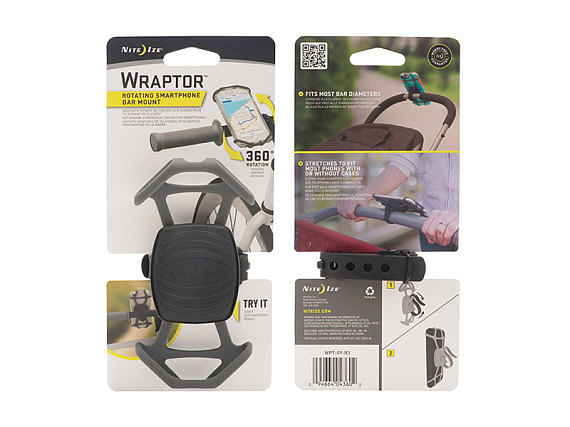 Крепление для смартфона Nite Ize Wraptor Bar Mount - Фото 1 большая