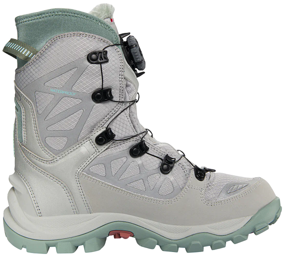 Ботинки женские Viking Constrictor 3 High Wp Boa Silver/Aqua - Фото 3 большая