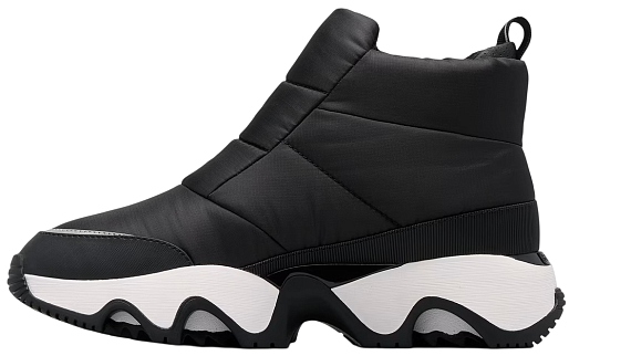 Ботинки женские Sorel Kinetic Impact Puffy Zip Wp Black/ Black - Фото 4 большая