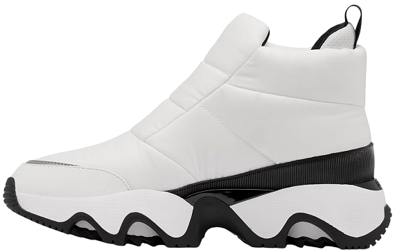 Ботинки женские Sorel Kinetic Impact Puffy Zip Wp Sea Salt/ Black - Фото 4 большая