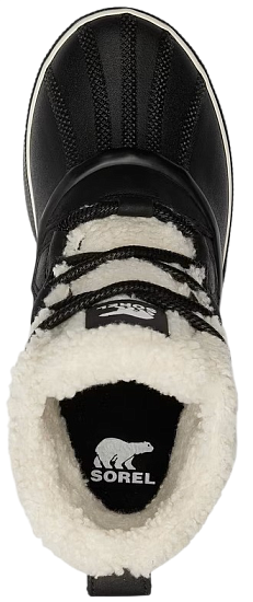 Ботинки женские Sorel Out N About IV Chillz Wp Black/ Chalk - Фото 6 большая