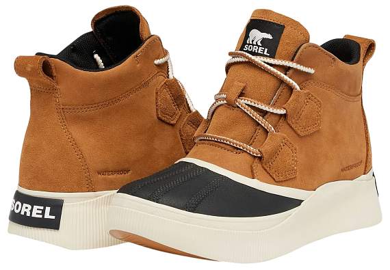 Ботинки женские Sorel Out N About IV Classic Wp Taffy/ Black - Фото 8 большая