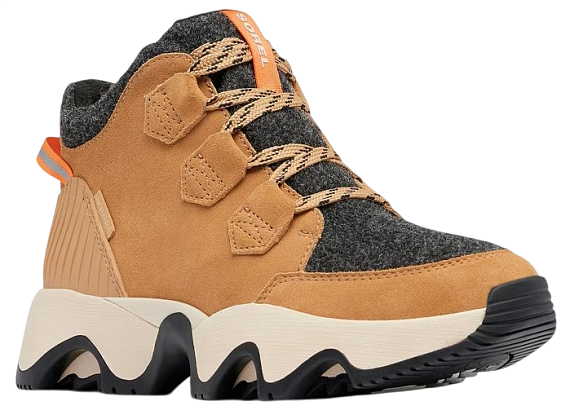 Ботинки женские Sorel Kinetic Impact Caribou Plus Wp Tawny Buff/ Black - Фото 4 большая