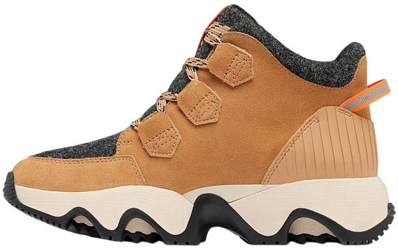 Ботинки женские Sorel Kinetic Impact Caribou Plus Wp Tawny Buff/ Black - Фото 7 большая