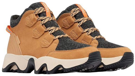 Ботинки женские Sorel Kinetic Impact Caribou Plus Wp Tawny Buff/ Black - Фото 9 большая