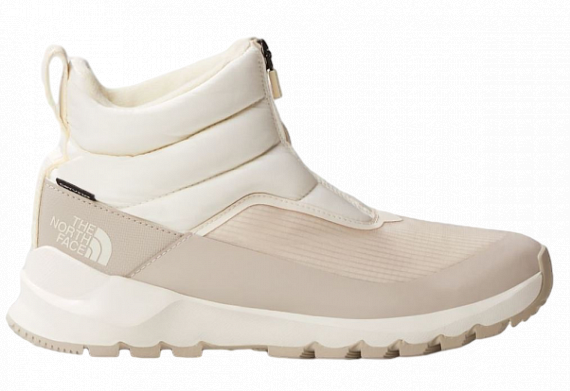 Ботинки женские The North Face Thermoball Progressive II Zip WP Gardenia White/Silver Grey - Фото 1 большая