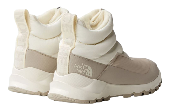 Ботинки женские The North Face Thermoball Progressive II Zip WP Gardenia White/Silver Grey - Фото 3 большая