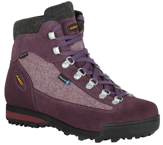 Ботинки женские AKU Ultra Light Warm Gtxw Violet/Anthracite - Фото 2 большая