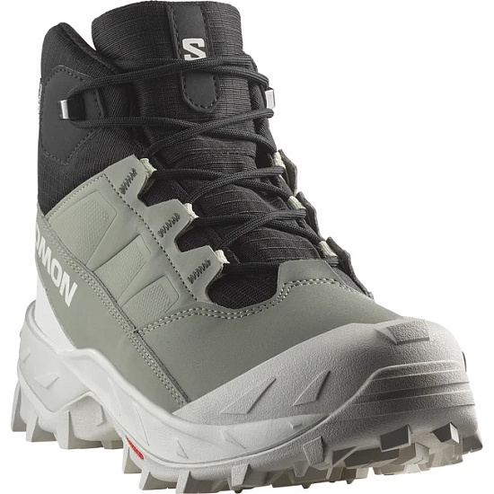 Ботинки женские Salomon Crosstrak WP Agave Green/Black/Canary Green - Фото 7 большая