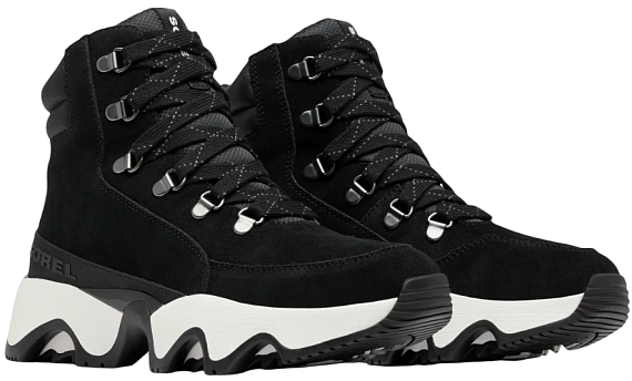 Ботинки женские Sorel Kinetic Impact Conquest Plus Wp Black/Sea Salt - Фото 2 большая