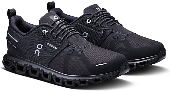 Кроссовки женские On Cloud 6 Wp Black/Black - Фото 2 большая