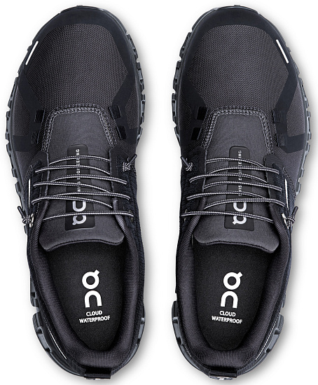 Кроссовки женские On Cloud 6 Wp Black/Black - Фото 5 большая