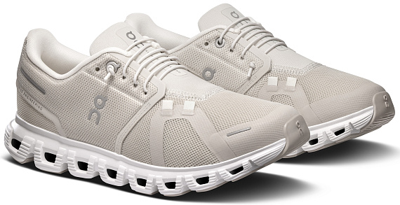 Кроссовки женские On Cloud 6 Pearl/White - Фото 2 большая