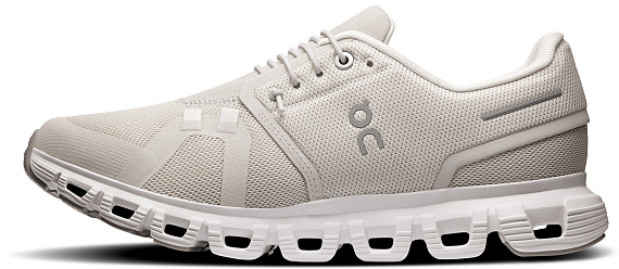 Кроссовки женские On Cloud 6 Pearl/White - Фото 4 большая