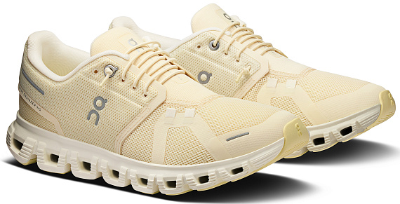 Кроссовки женские On Cloud 6 Castor/Ivory - Фото 2 большая