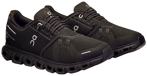 Кроссовки женские On Cloud 6 Black/Black - Фото 2 большая