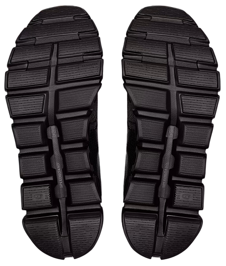 Кроссовки женские On Cloud 6 Black/Black - Фото 5 большая