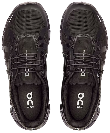 Кроссовки женские On Cloud 6 Black/Black - Фото 6 большая