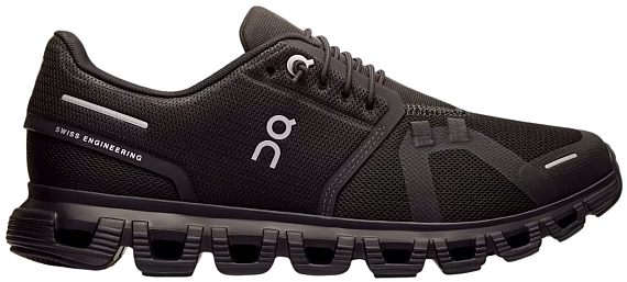 Кроссовки женские On Cloud 6 Black/Black - Фото 1 большая