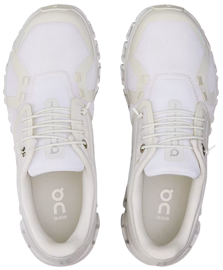 Кроссовки женские On Cloud 6 White/White - Фото 6 большая