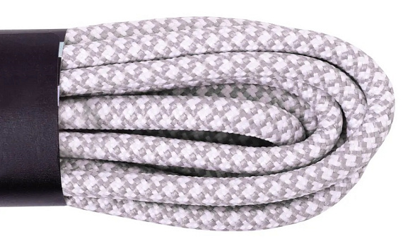 Шнурки Cord 100см White/Grey - Фото 2 большая
