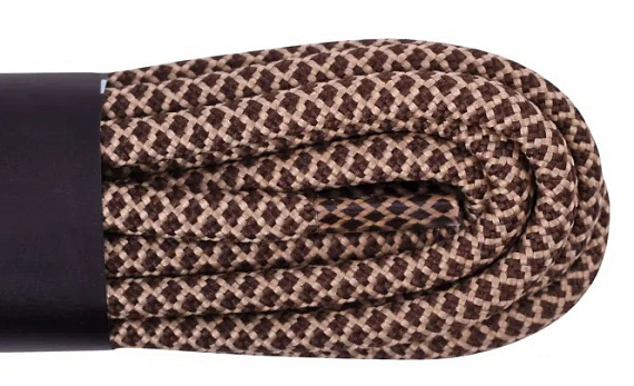 Шнурки Cord 100см Brown/Beige - Фото 2 большая