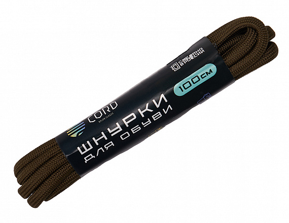 Шнурки Cord 100см Olive - Фото 1 большая