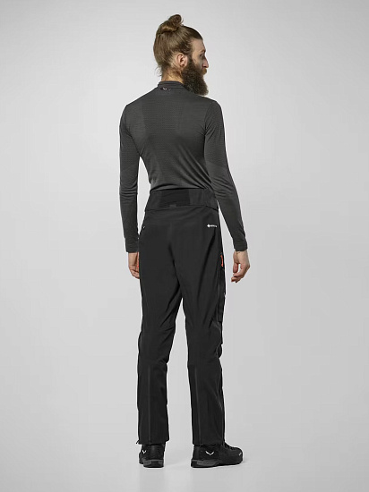 Брюки мужские Salewa Ortles Gtx 3L Epe Black Out - Фото 3 большая