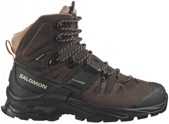 Ботинки женские Salomon Quest 4 Gtx Shopping Bag/Black/Cork - Фото 1 большая