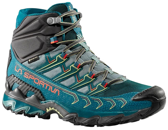 Ботинки женские La Sportiva Ultra Raptor II Mid Gtx Everglade/Juniper - Фото 2 большая