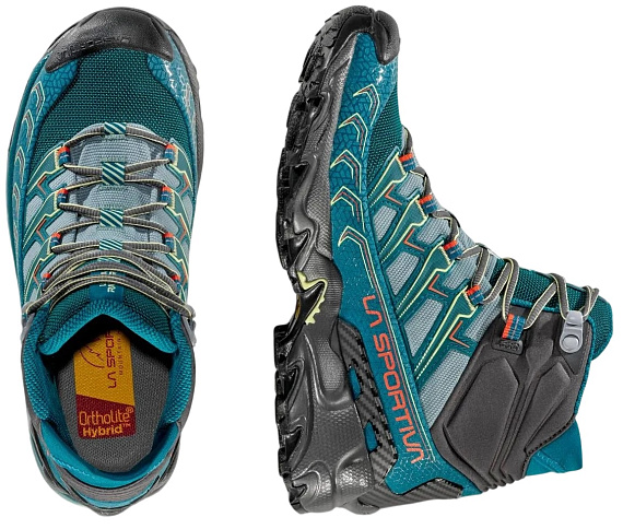 Ботинки женские La Sportiva Ultra Raptor II Mid Gtx Everglade/Juniper - Фото 4 большая