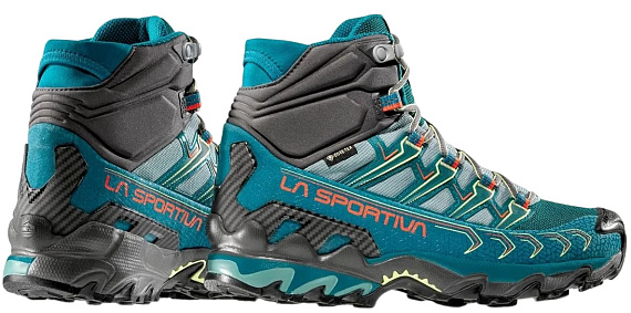 Ботинки женские La Sportiva Ultra Raptor II Mid Gtx Everglade/Juniper - Фото 5 большая