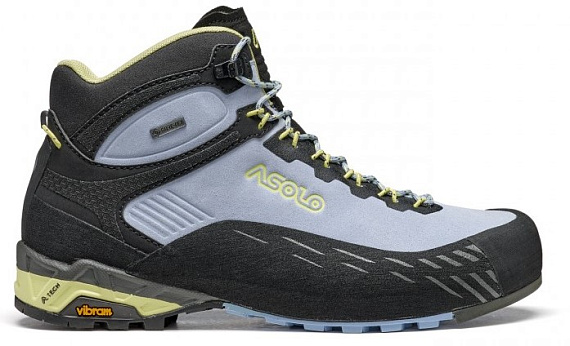 Ботинки женские Asolo Eldo Mid Lth GV ML Blue Fog/Mimosa - Фото 1 большая