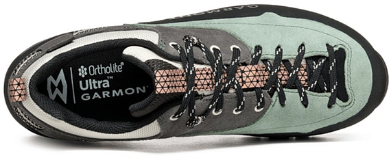 Ботинки женские Garmont Dragontail Mnt Evo Gtx Thunderstorm Grey/Iceberg Green - Фото 4 большая