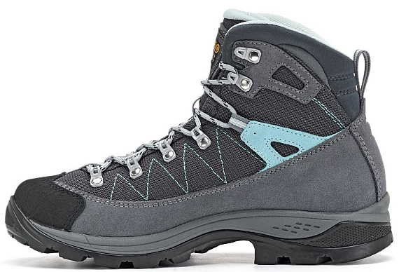 Ботинки женские Asolo Finder GV ML Grey/Gunmetal/Pool Side - Фото 4 большая