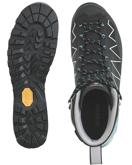 Ботинки женские Dolomite Crodarossa Pro Gtx 2.0 Black/Capri Blue - Фото 3 большая