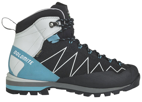 Ботинки женские Dolomite Crodarossa Pro Gtx 2.0 Black/Capri Blue - Фото 1 большая