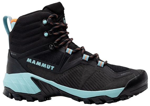 Ботинки женские Mammut Sapuen High Gtx Black/Dark Frosty - Фото 1 большая