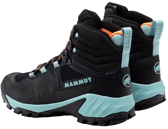 Ботинки женские Mammut Sapuen High Gtx Black/Dark Frosty - Фото 3 большая