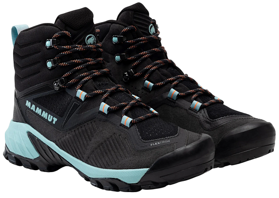 Ботинки женские Mammut Sapuen High Gtx Black/Dark Frosty - Фото 4 большая